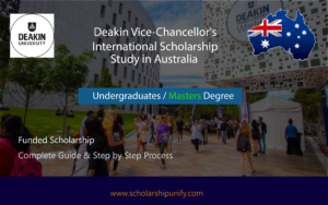 Deakin Vice-Chancellor's International Scholarship