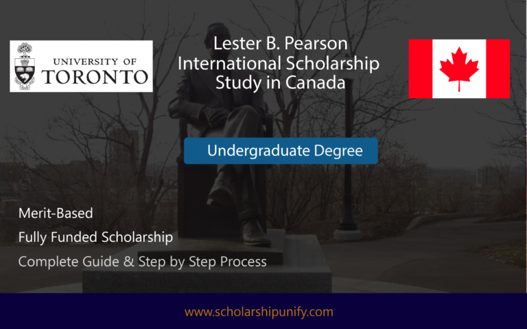 Lester B. Pearson International Scholarship