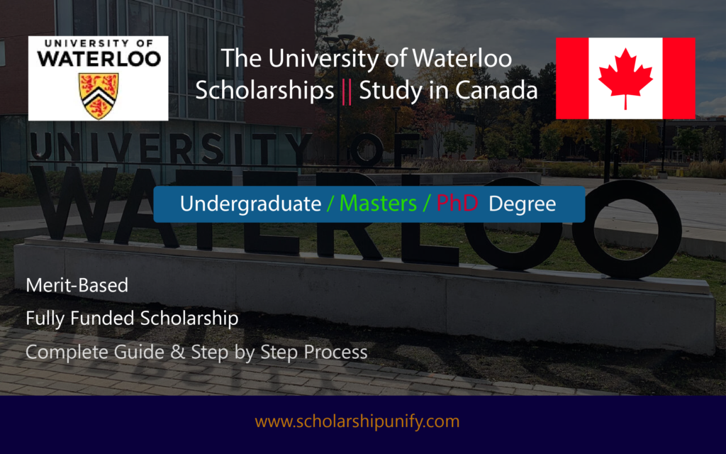 The University Of Waterloo Scholarships 20242025 Discover