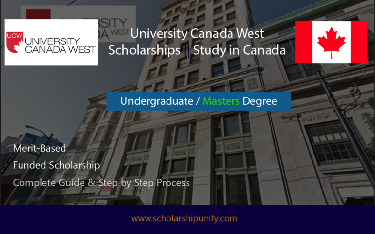 University Canada West Scholarships for International Students 2024-25