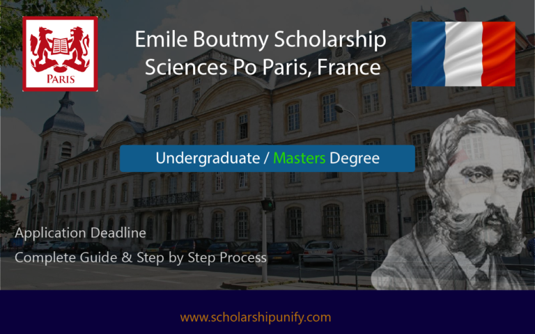 Emile Boutmy Scholarship