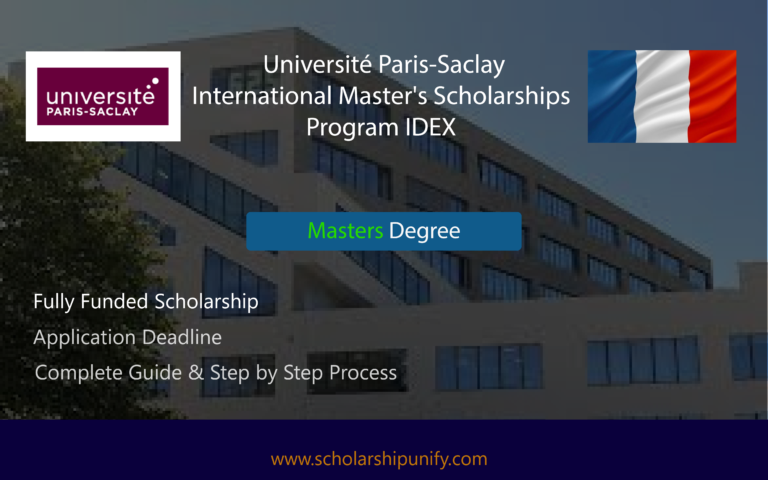 Paris-Saclay University IDEX scholarships